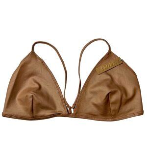 SKIMS Wet Jersey Triangle Bralette Size 4X OCHRE NWT Fast Ship! Bundles Welcome!